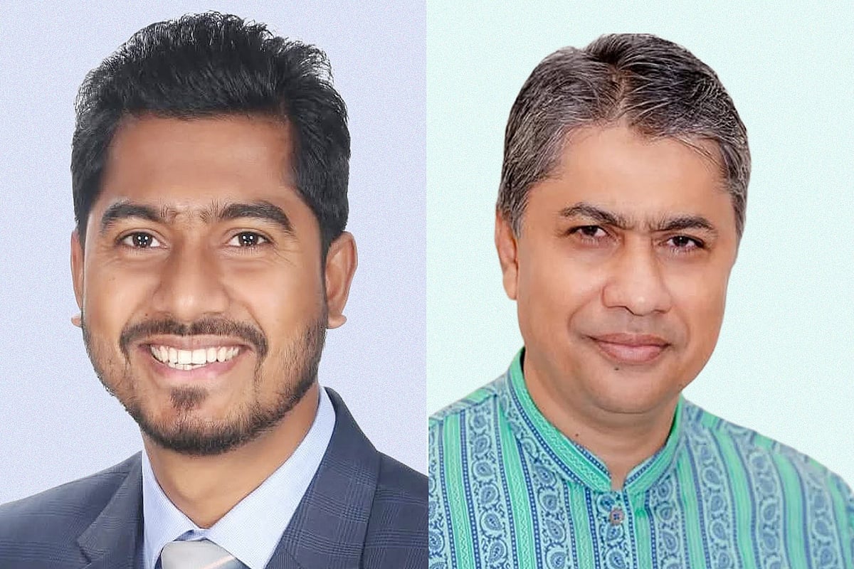 পটুয়াখালী-৩ (দশমিনা ও গলাচিপা উপজেলা) আসনের প্রার্থী নুরুল হক নুর ও হাসান মামুন