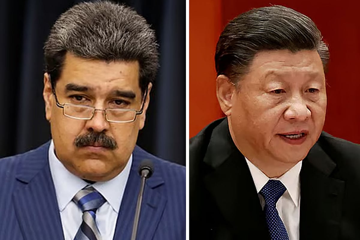 নিকোলা মাদুরো ও চীনের প্রেসিডেন্ট সি চিন পিং