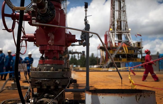 ভেনেজুয়েলার একটি জ্বালানি তেল উত্তোলনকেন্দ্র