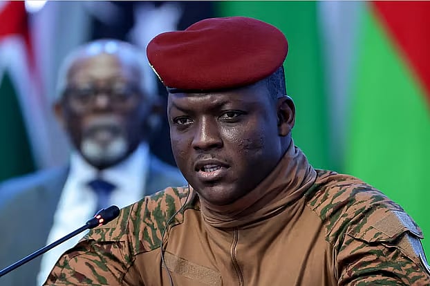 বুরকিনা ফাসোর প্রেসিডেন্ট ক্যাপ্টেন ইব্রাহিম ত্রাওরে