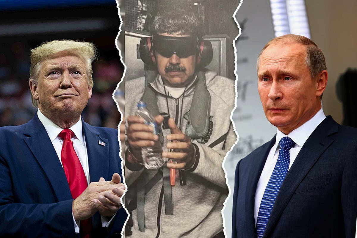 ডোনাল্ড ট্রাম্প, বন্দী নিকোলা মাদুরো ও ভ্লাদিমির পুতিন