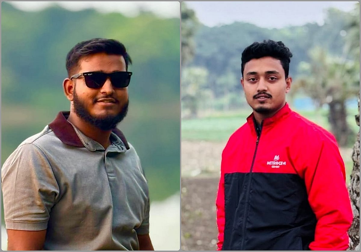 নাফিজ আহম্মেদ ও সিজান মাহমুদ (ডানে)