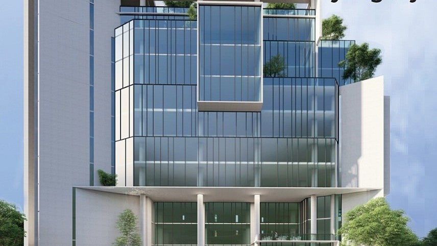 নারায়ণগঞ্জের জালকুঁড়ির সীমান্ত টাওয়ারে সিনেপ্লেক্সের কাজ চলছে