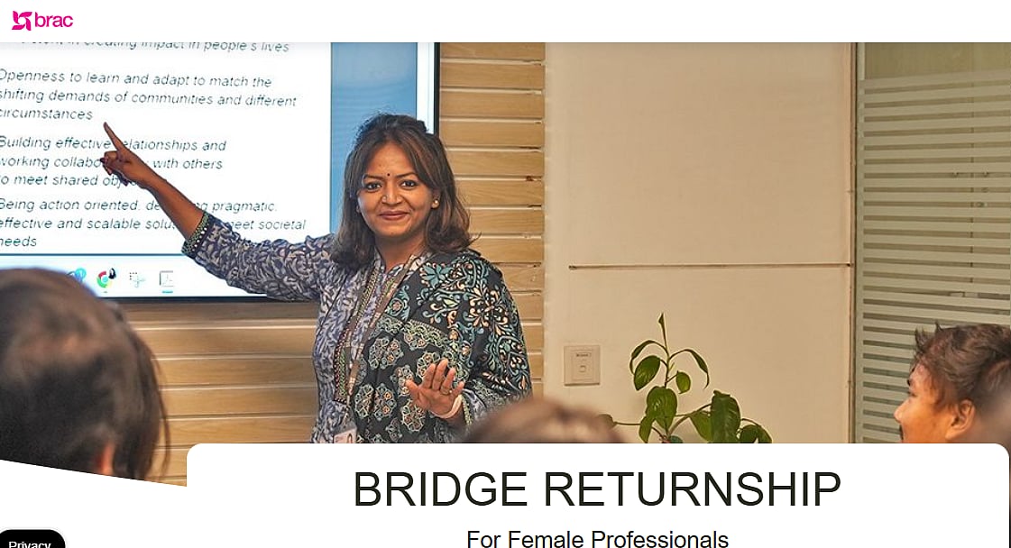 ব্রিজ রিটার্নশিপে নির্বাচিত প্রার্থীদের বিভিন্ন বেসরকারি সংস্থা, বেসরকারি প্রতিষ্ঠান ও শীর্ষস্থানীয় করপোরেট প্রতিষ্ঠানের সঙ্গে যোগাযোগ স্থাপনে সহায়তা করা হয়, যেন পেশাজীবী নারীরা যোগ্যতা অনুযায়ী কাঙ্ক্ষিত কাজটি খুঁজে নিতে পারেন