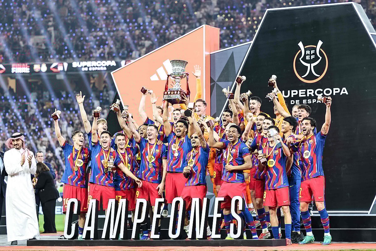রিয়ালকে হারিয়ে স্প্যানিশ সুপার কাপ জিতেছে বার্সেলোনা