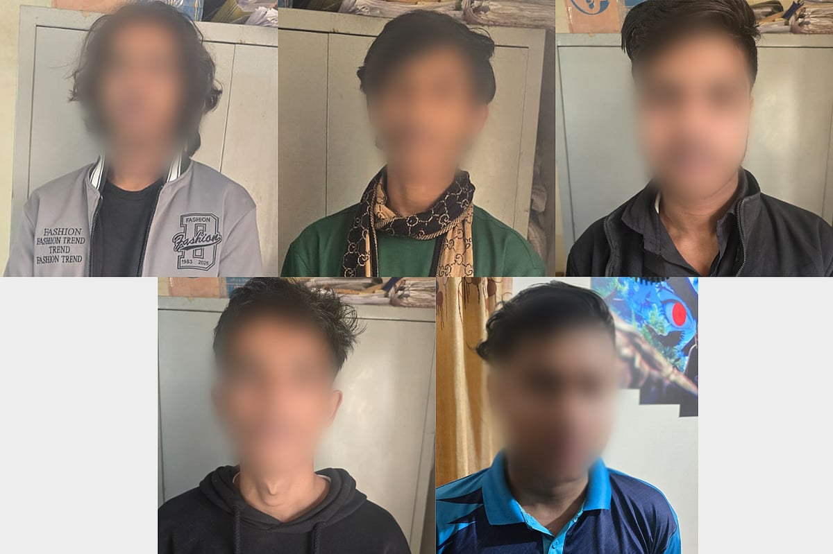 গ্রেপ্তার হওয়া পাঁচজন