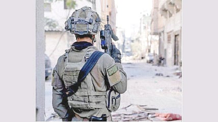 ইসরায়েলের একজন সেনাসদস্য