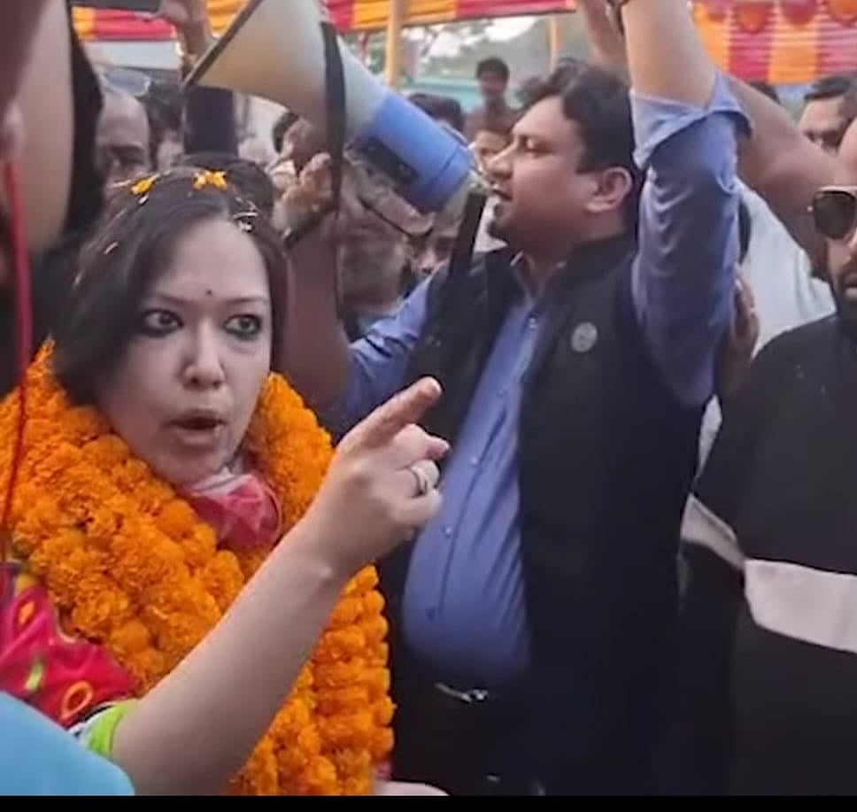 নির্বাহী ম্যাজিস্ট্রেটের সঙ্গে রুমিন ফারহানার বাগবিতণ্ডার একটি ভিডিও সামাজিক যোগাযোগমাধ্যমে ছড়িয়ে পড়েছে