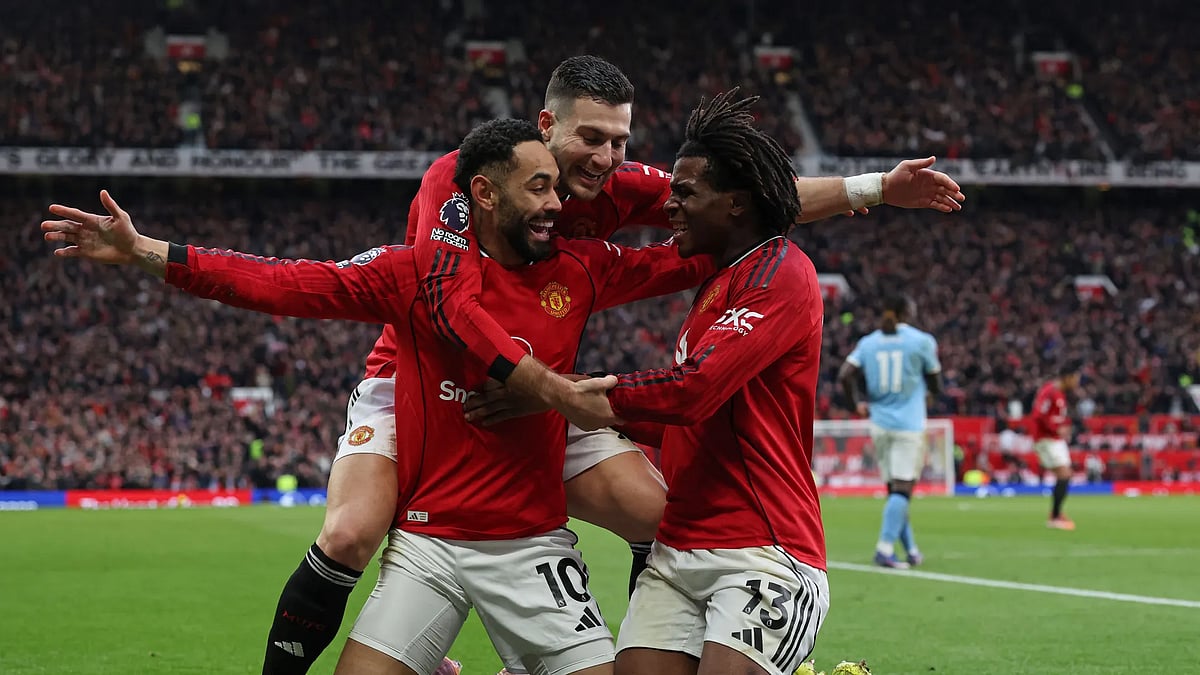 ম্যানচেস্টার ইউনাইটেডের গোল উদযাপন