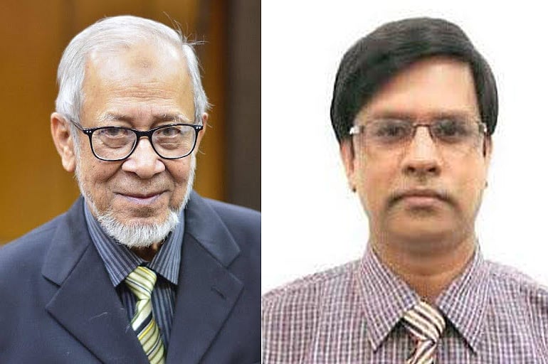 নুর মোহাম্মদ তালুকদার (বাঁয়ে) এবং মো. আলমগীর কবির (ডানে)