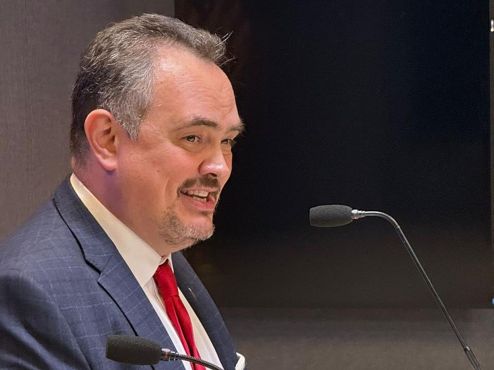 ঢাকায় নিযুক্ত দেশটির রাষ্ট্রদূত ব্রেন্ট ক্রিস্টেনসন। আজ বুধবার দুপুরে রাজধানীর ইএমকে সেন্টারে