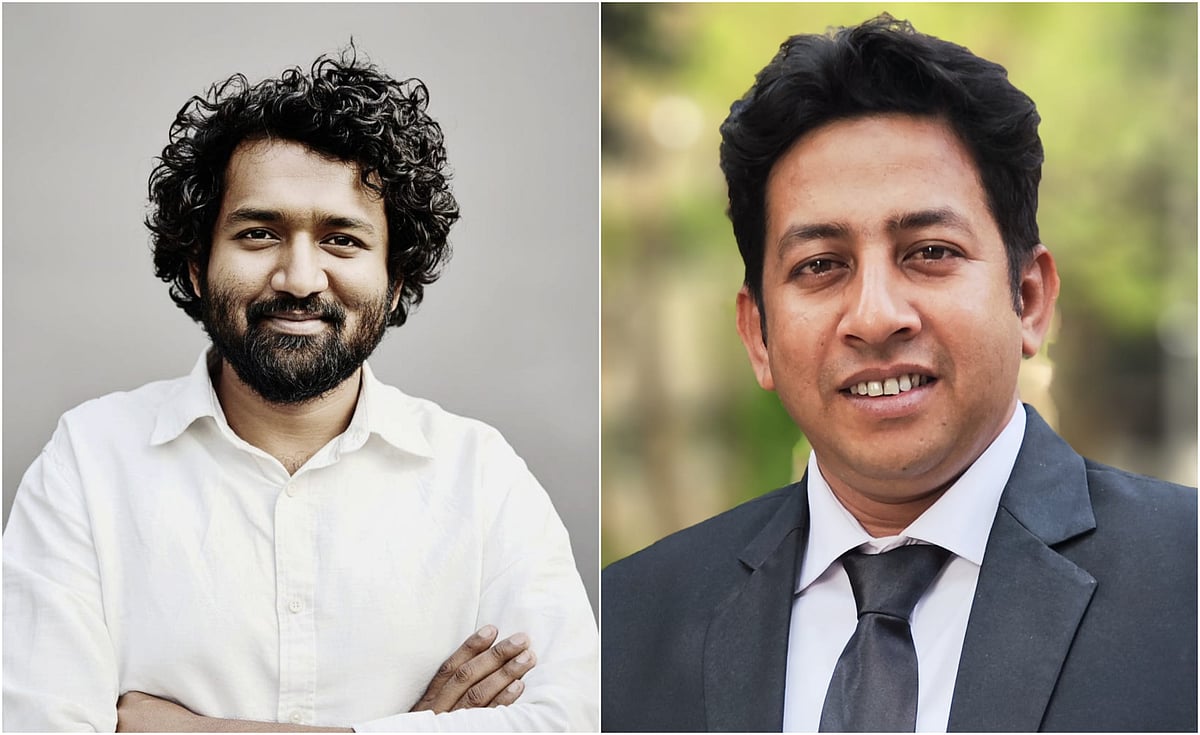 যশোর–৩ আসনে সিপিবির রাশেদ খান (বাঁয়ে) ও যশোর–২ আসনে বাসদের প্রার্থী ইমরান খান