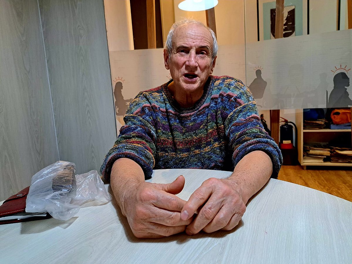 ব্রাদার লুসিও বেনিনাতি। ১২ জানুয়ারি, প্রথম আলো কার্যালয়, কারওয়ান বাজার, ঢাকা