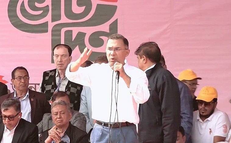 চট্টগ্রামের পলোগ্রাউন্ডে সমাবেশস্থলে বিএনপির চেয়ারম্যান তারেক রহমান