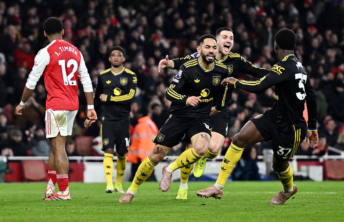 ইউনাইটেডের জয়সূচক গোলের পর কুনহার উচ্ছ্বাস