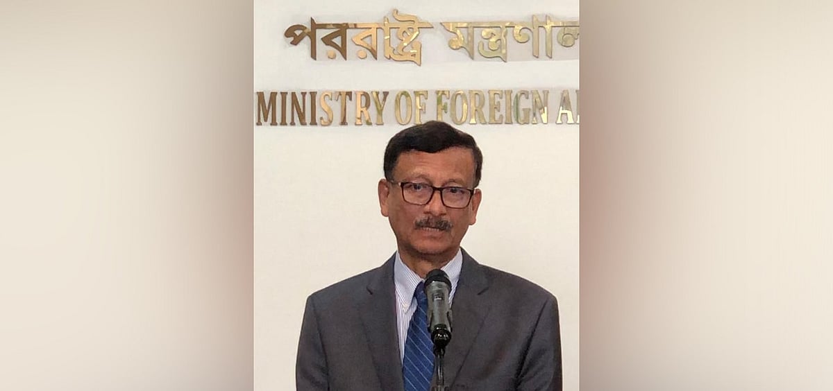 পররাষ্ট্র উপদেষ্টা মো. তৌহিদ হোসেন। আজ বুধবার বিকেলে পররাষ্ট্র মন্ত্রণালয়ে