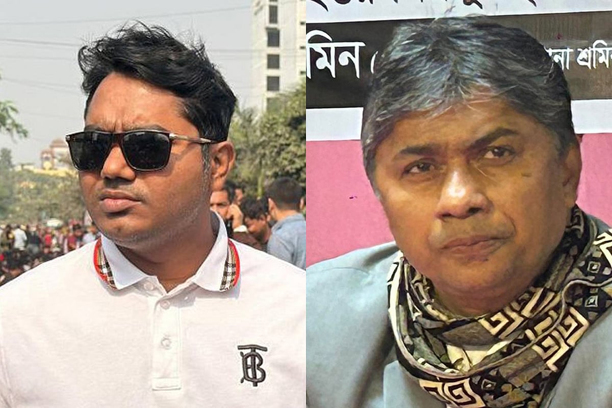 আবু হুরায়রা (বাঁয়ে) ও হাসান মামুন