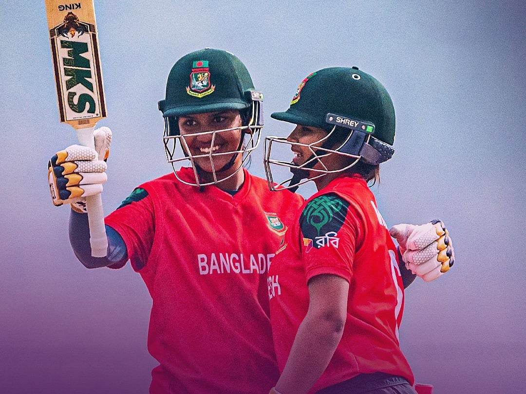 দুটি ফিফটিতে ভালো সংগ্রহ পায় বাংলাদেশ