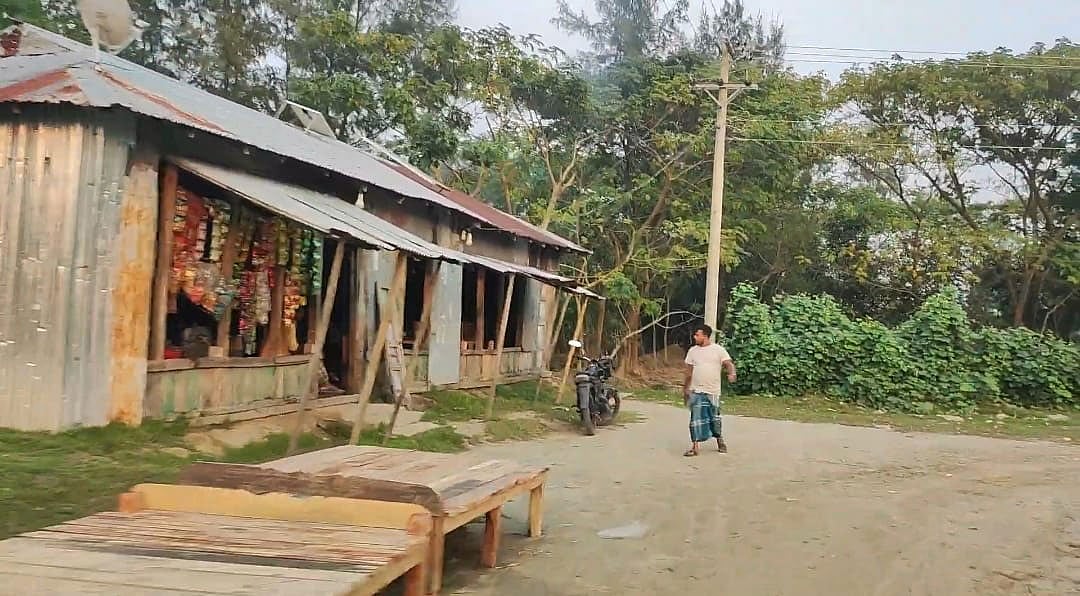 চর এলাহীর ৫ নম্বর ওয়ার্ড। ভোটের কোনো আমেজ নেই এই এলাকায়। গত সোমবার তোলা