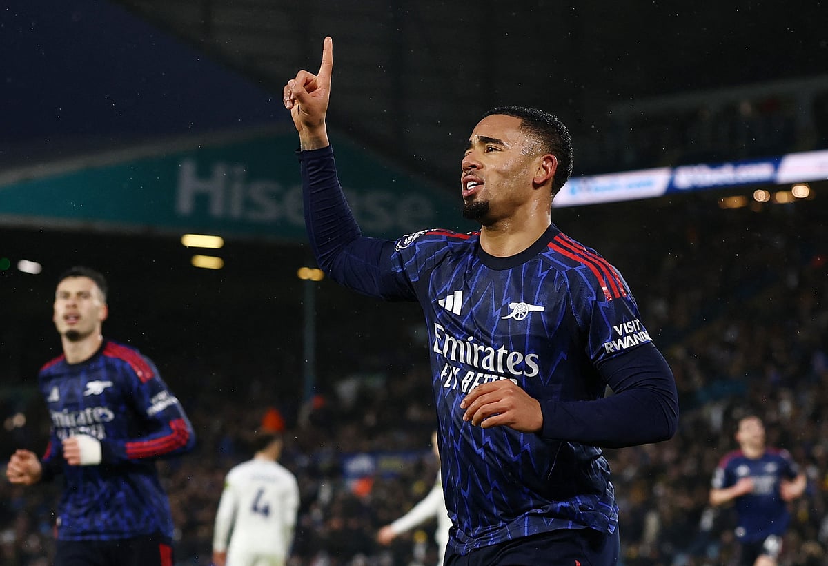 আর্সেনালের চতুর্থ গোলটি ব্রাজিলিয়ান ফরোয়ার্ড গ্যাব্রিয়েল জেসুসের