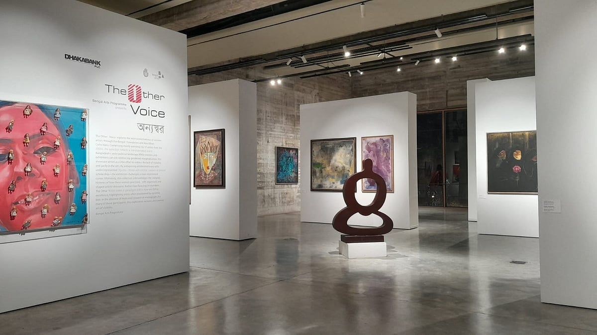 বেঙ্গল শিল্পালয়ে হয়ে গেল ৩৭ জন নারী শিল্পীর প্রদর্শনী ‘অন্যস্বর’