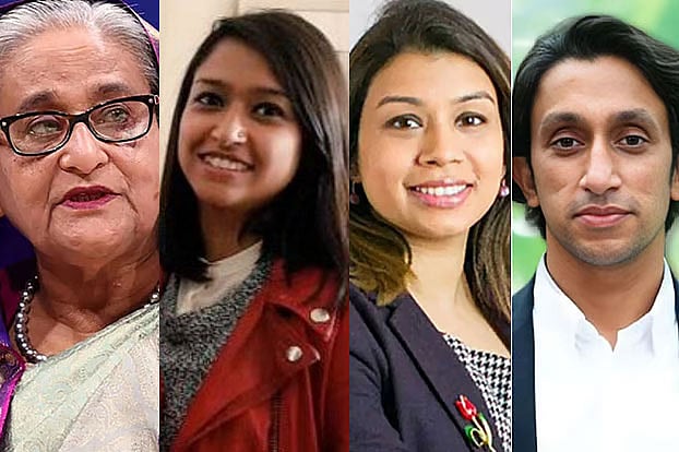 শেখ হাসিনা, আজমিনা, টিউলিপ, রাদওয়ান