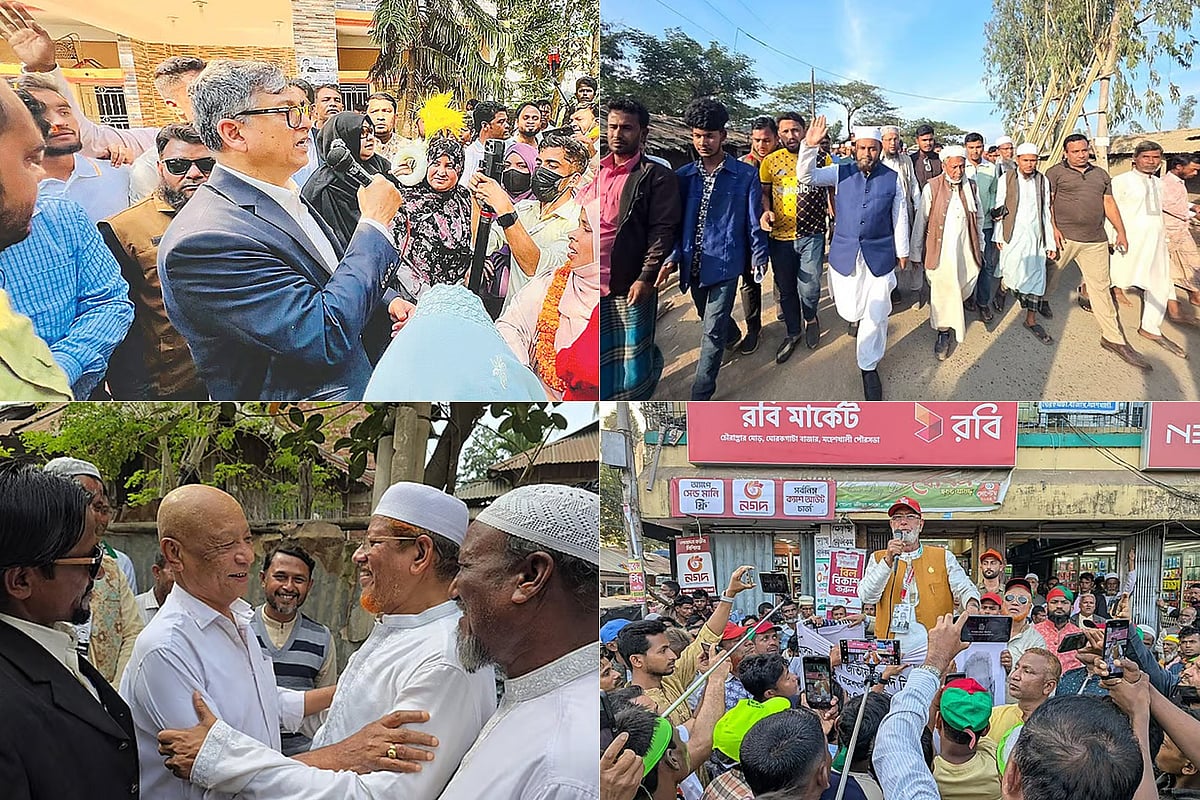 কক্সবাজারের চার আসনে বিভিন্ন দলের প্রার্থীদের নির্বাচনী প্রচার