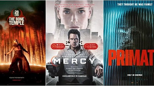 তিনটি হলিউড সিনেমা মুক্তি পাচ্ছে স্টার সিনেপ্লেক্সের পর্দায়। কোলাজ