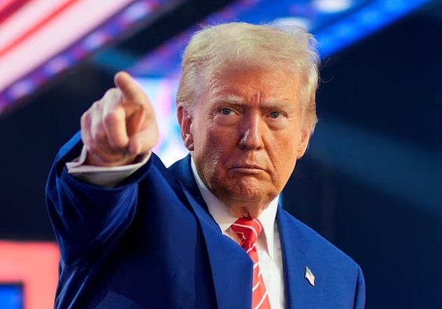 যুক্তরাষ্ট্রের প্রেসিডেন্ট ডোনাল্ড ট্রাম্প