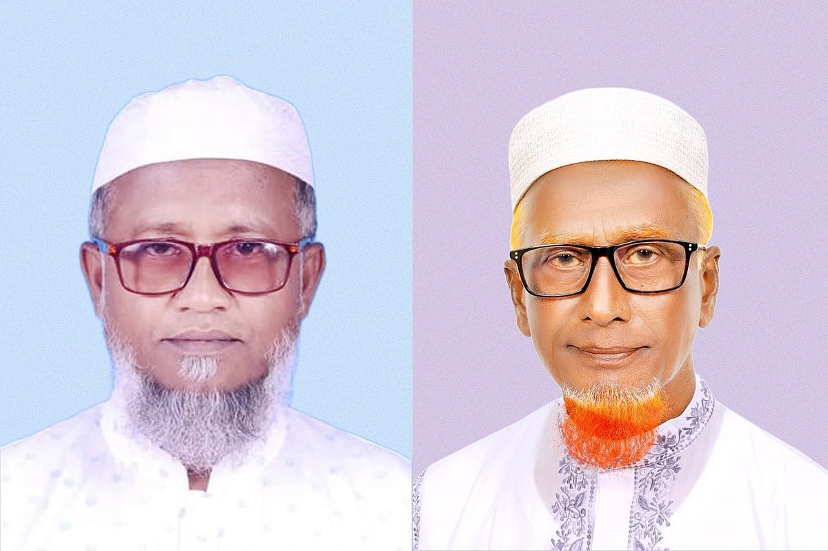 মোস্তাফিজুর রহমান (বাঁয়ে) ও আজিজুর রহমান