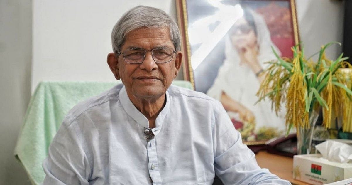 বিএনপির মহাসচিব মির্জা ফখরুল ইসলাম আলমগীর