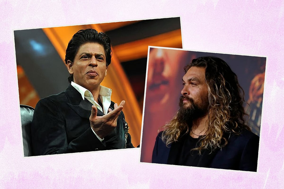 শাহরুখ খান ও জেসন মামোয়া। কোলাজ