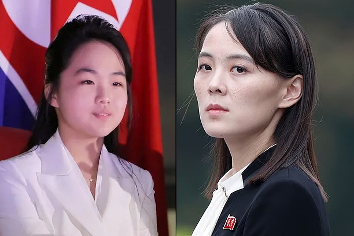 কিম জু আয়ে (বাঁয়ে) ও কিম ইয়ো জং (ডানে)