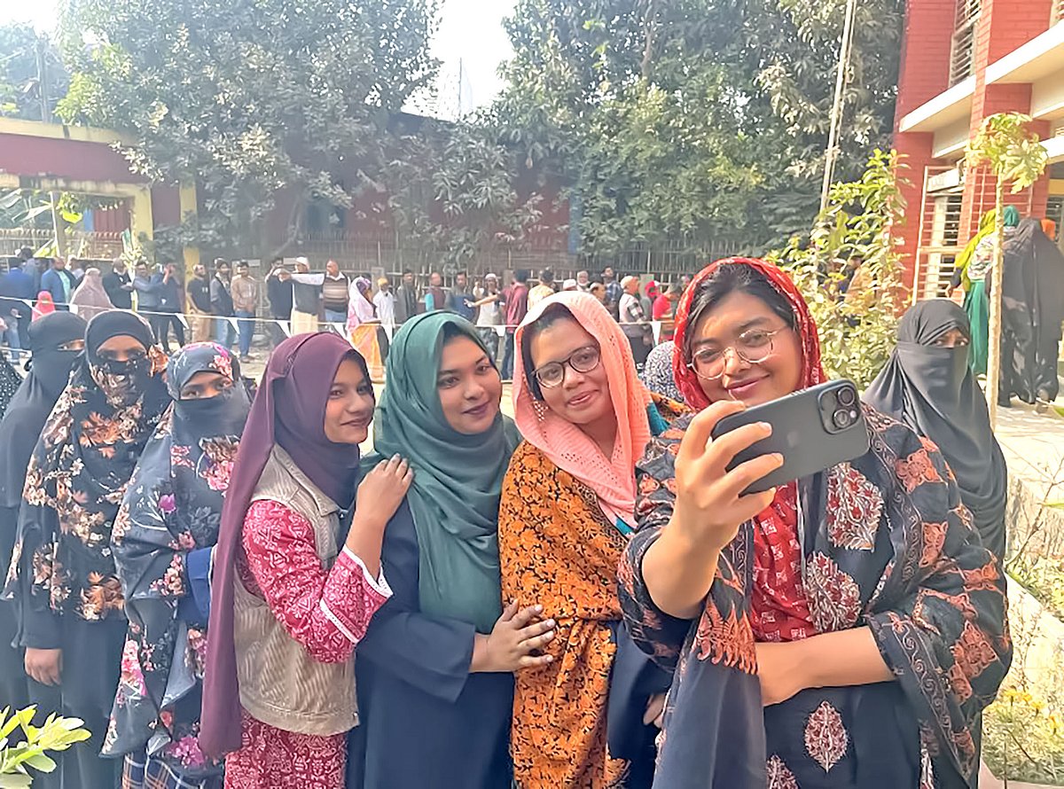 ১২ ফেব্রুয়ারির নির্বাচনে সব শ্রেণির নাগরিকেরা স্বতঃস্ফূর্তভাবে ভোট দেন