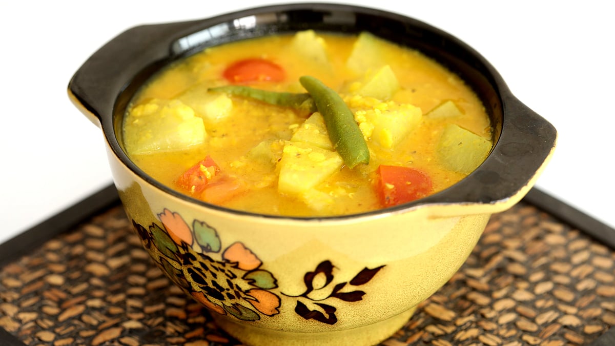 মসুর ডালে চালকুমড়া