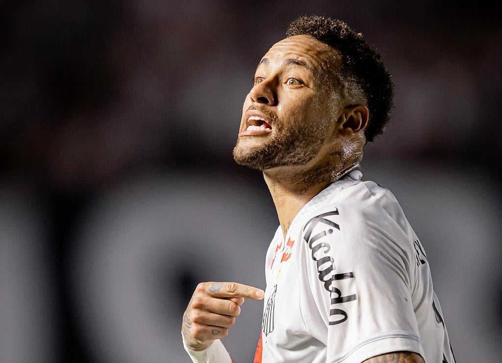 নেইমারের গোল উদ্‌যাপন