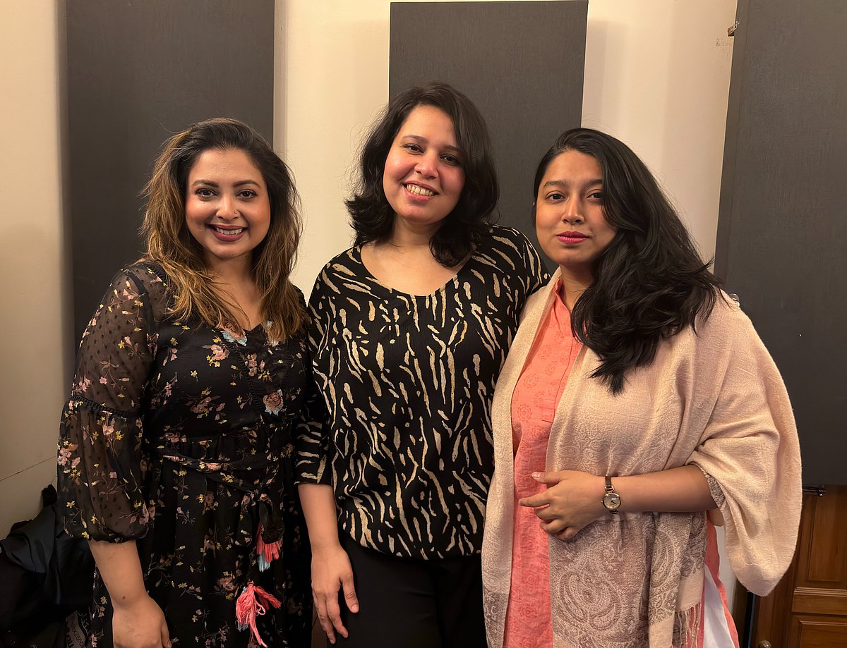 সোমনূর মনির কোনাল, অন্তরা রহমান ও মাশা ইসলাম