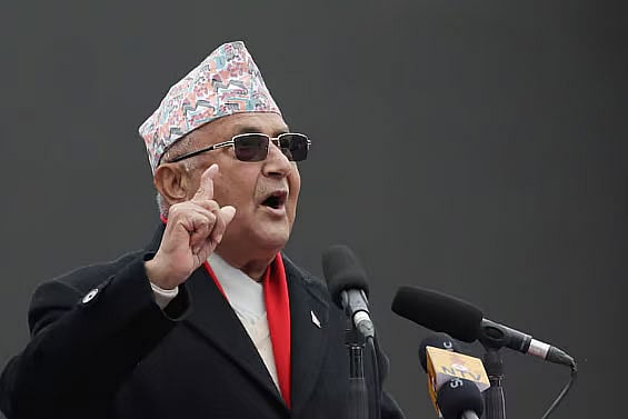 নেপালের সাবেক প্রধানমন্ত্রী কে পি শর্মা ওলি