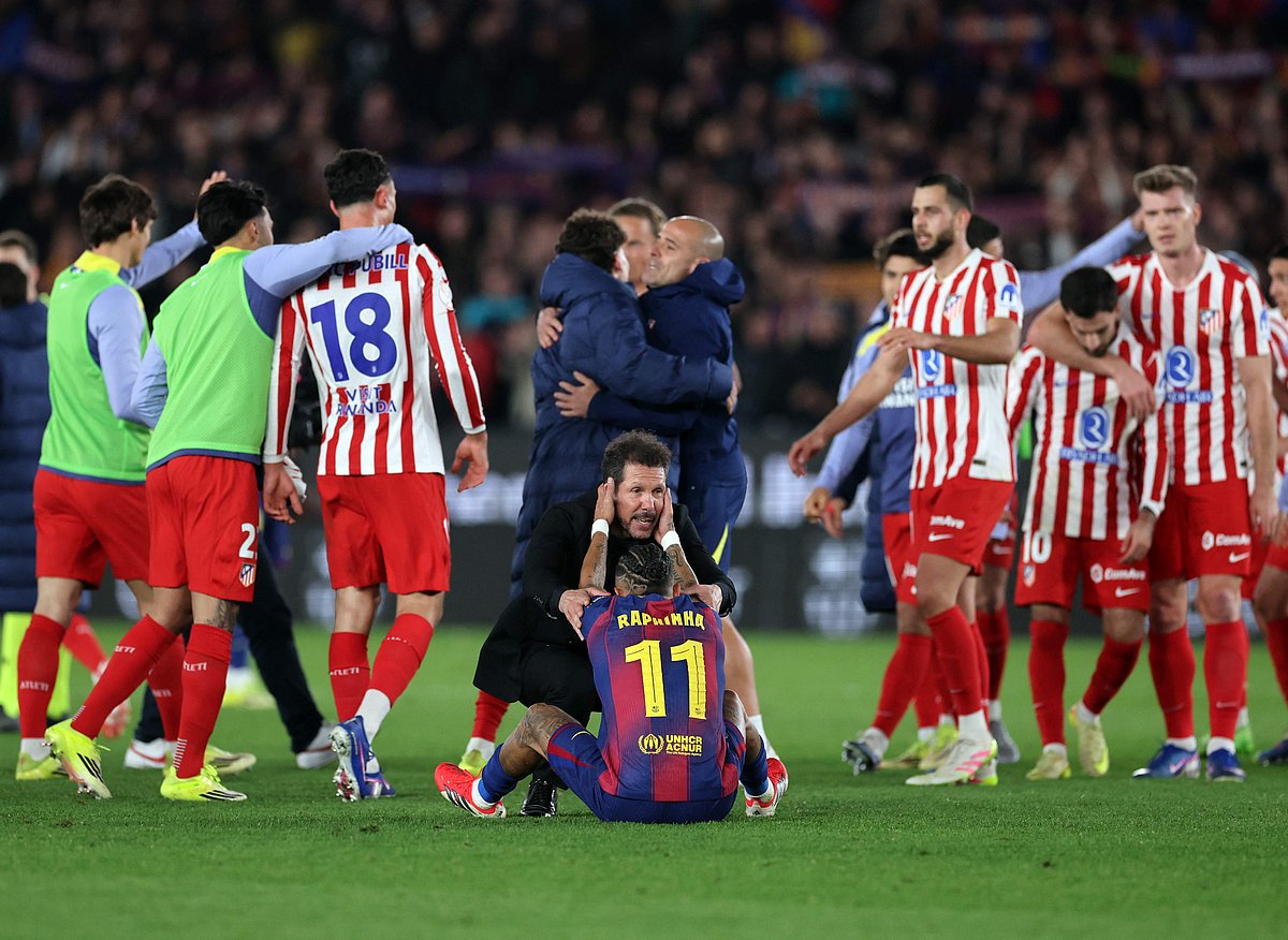 আতলেতিকোর হতাশা ও বার্সেলোনার আনন্দ