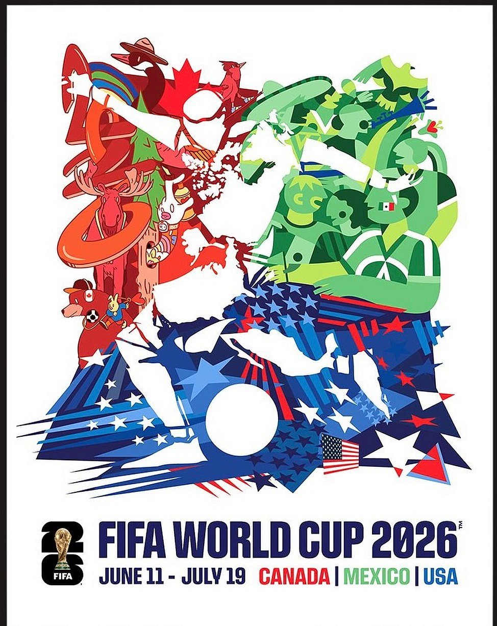 ২০২৬ বিশ্বকাপের অফিশিয়াল পোস্টার