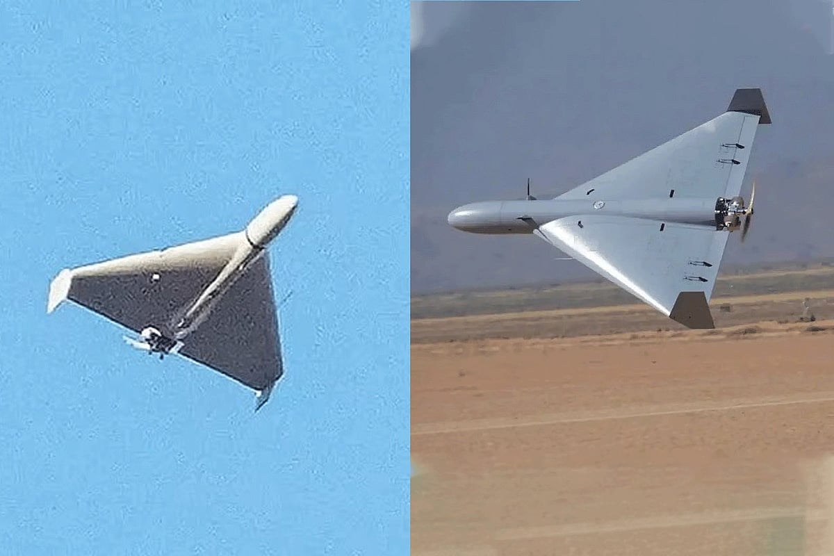 ইরানের শাহেদ (বাঁয়ে) এবং যুক্তরাষ্ট্রের লুকাস (ডানে)