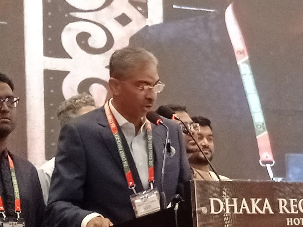 জিয়া সাইবার ফোর্সের প্রতিষ্ঠাবার্ষিকী ও ইফতার মাহফিলে বক্তব্য দেন অনুষ্ঠানের প্রধান অতিথি পানিসম্পদমন্ত্রী শহীদ উদ্দীন চৌধুরী এ্যানি