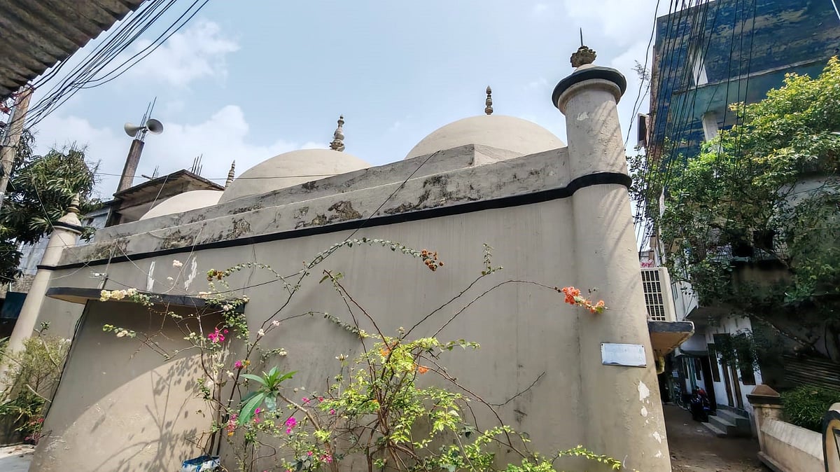 বলা হয়, বাংলা ১২১৭ সনে (১৮১০ খ্রিষ্টাব্দ) শাহ করিম বকস বাগদাদী এই মসজিদ নির্মাণ করেন। সম্প্রতি বরিশাল নগরে