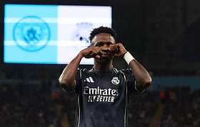 ভিনিসিয়ুসের জোড়া গোল, সিটিকে বিদায় করে কোয়ার্টার ফাইনালে রিয়াল