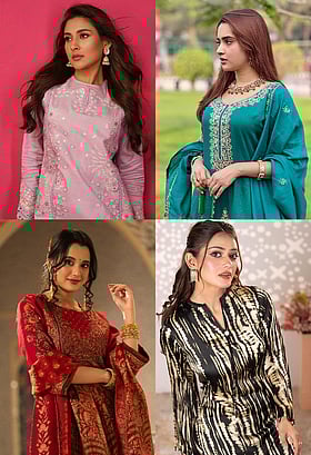 তারকাদের স্টাইল থেকে নেওয়া ঈদ স্পেশাল সালোয়ার–কামিজ লুক