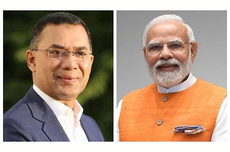 প্রধানমন্ত্রী তারেক রহমান ও ভারতের প্রধানমন্ত্রী নরেন্দ্র মোদি