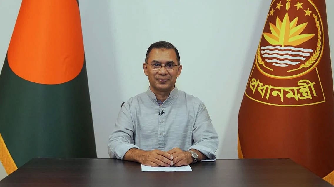 শুক্রবার সন্ধ্যায় টেলিভিশন বার্তায় প্রধানমন্ত্রী তারেক রহমান