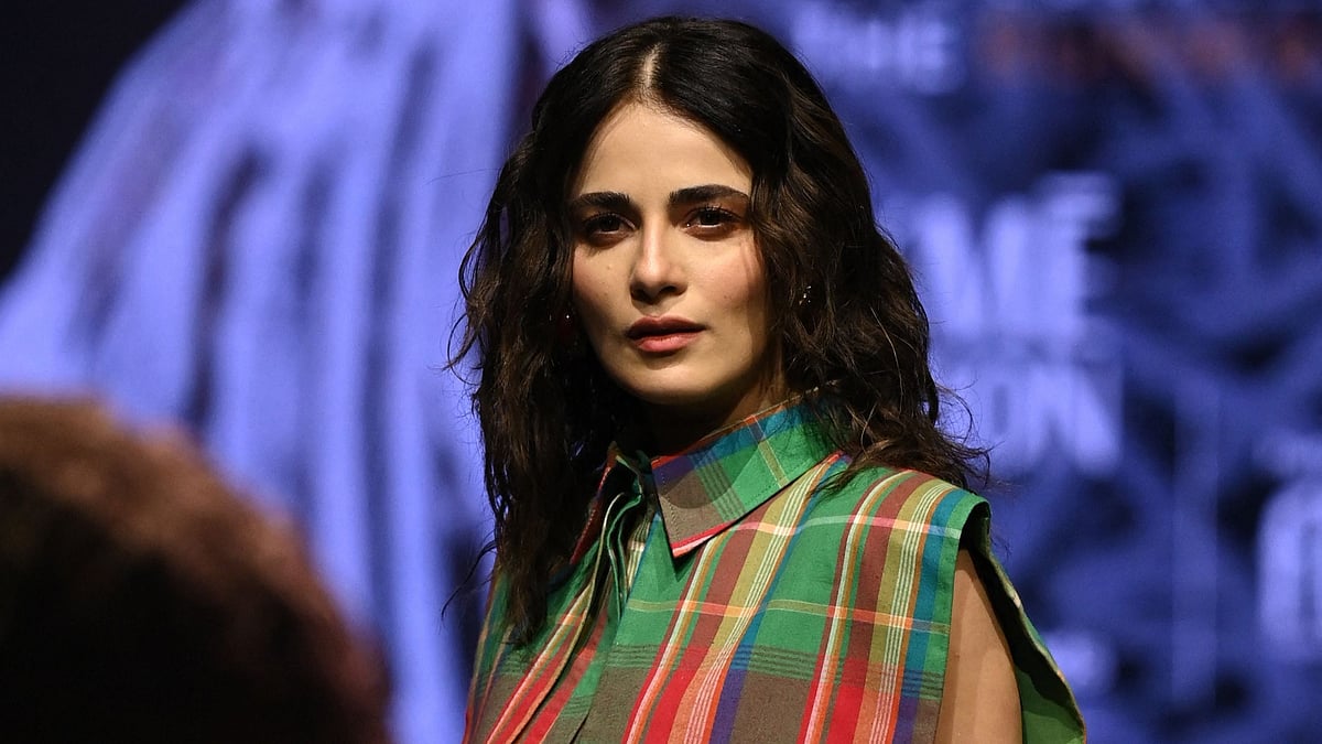 ল্যাকমে ফ্যাশন উইকে রাধিকা মদন। এএফপি