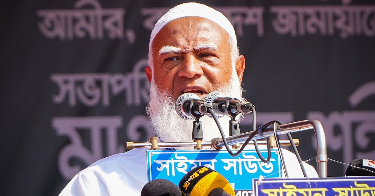 জামায়াতে ইসলামীর আমির ও জাতীয় সংসদের বিরোধী দলের নেতা শফিকুর রহমান