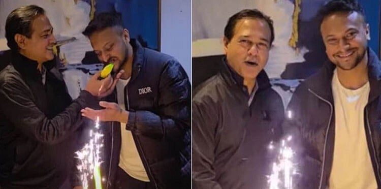 সাকিব আল হাসানের জন্মদিনের কেক কাটার মূহুর্তে আসিফ আকবর